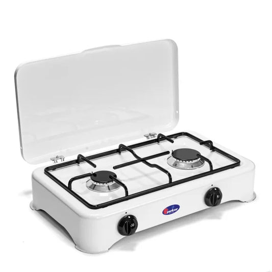 Gasolkök Parker - 2-lågigt, vit