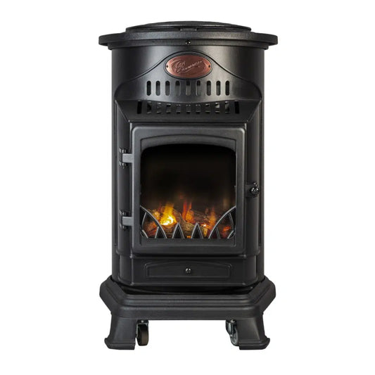 Gasolkamin Provence, Mattsvart – Termostat