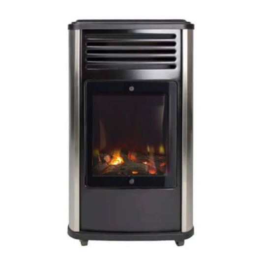 Gasolkamin Manhattan, Svart – Termostat