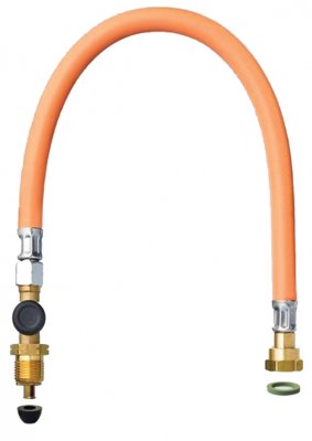 Gasolslang med slangbrottsventil 450mm