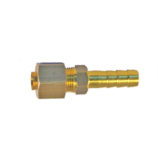 Slangsockel/övergång 8 mm rör x 8 mm slang
